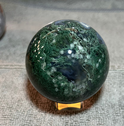 Sphere Druzy (green/white)