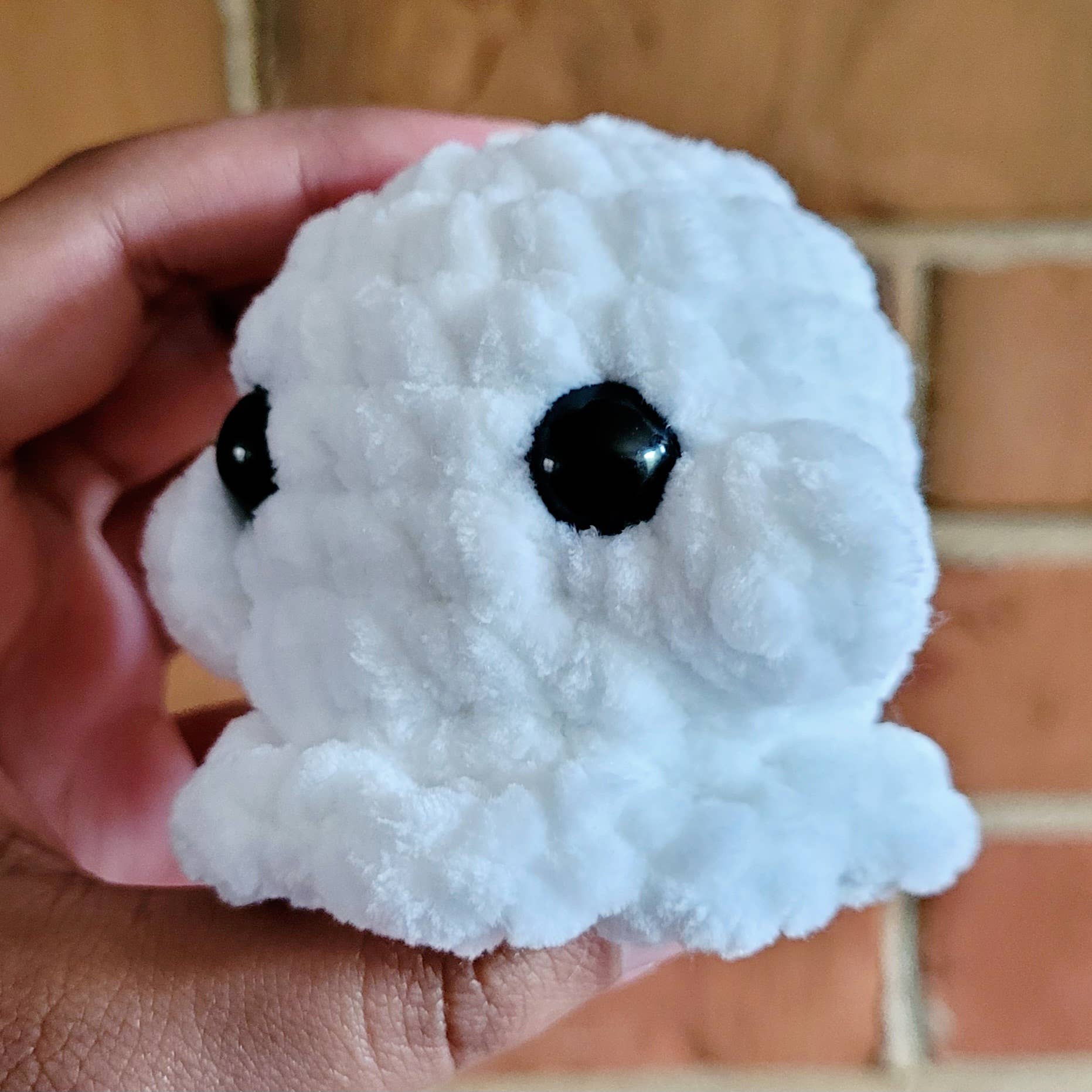 Mini Crochet Ghost Plushies