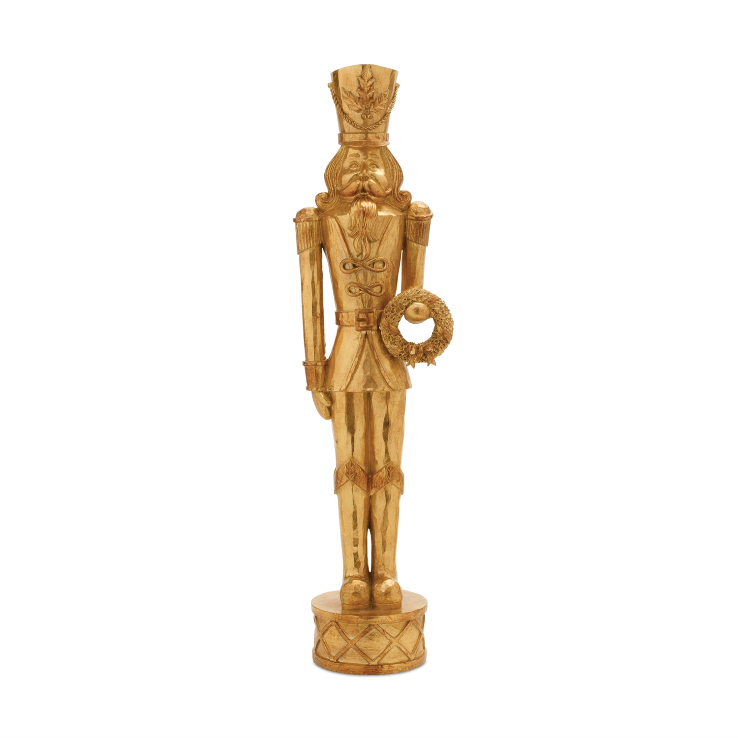 Gold Holiday Nutcracker Statue (Set of 2)