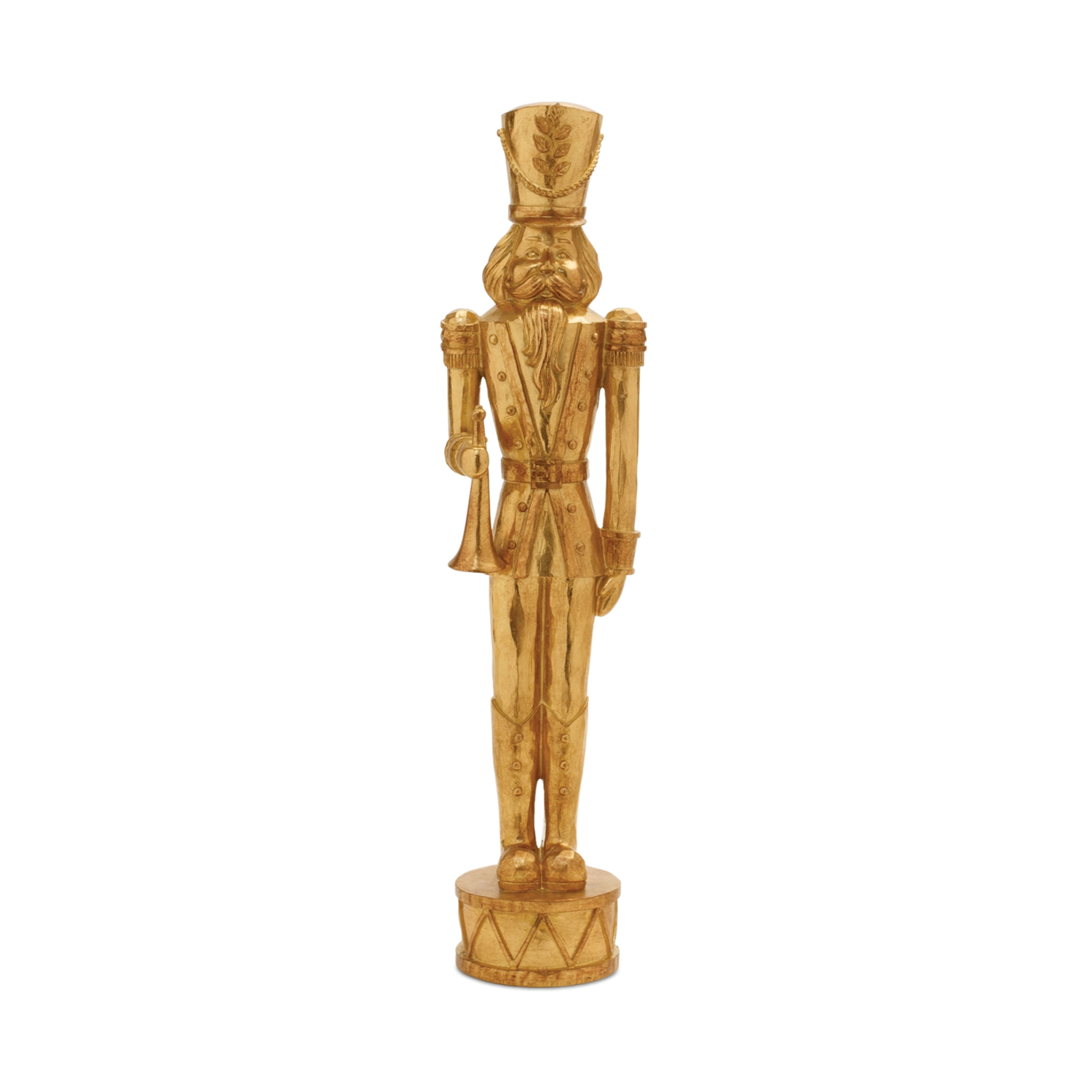 Gold Holiday Nutcracker Statue (Set of 2)
