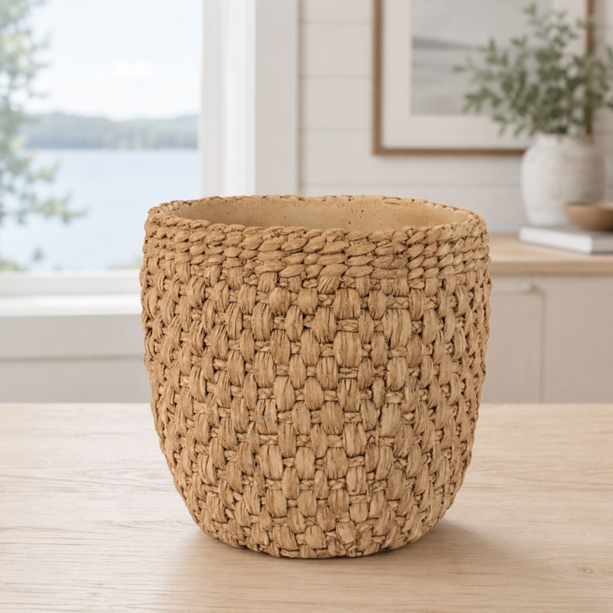 Container 10.5"D x 10"H Cement
